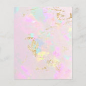 roze fotoontwerpflyer flyer (Achterkant)