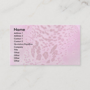Roze Foxglove Petal Custom Visitekaartje