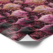 Roze fractal perfect poster (Hoek)