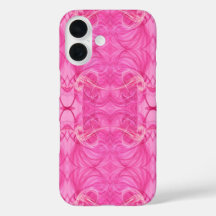 Roze Fractal telefoonhoes