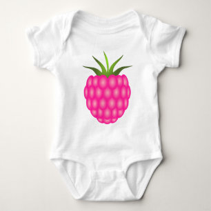 Roze frambos of enkel berry romper