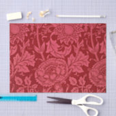 Roze frambozenroze en bloemontwerp van het roos. tissuepapier (Craft)