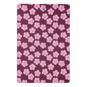 Roze Frangipani Bloem Naadloos Patroon Mini Klembord (Achterkant)