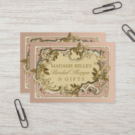 Roze Frans Lijst | Rozen Bridal Boutique Visitekaartje