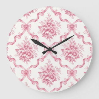 Roze Frans lint traliewerk bloemboeket rooster Grote Klok