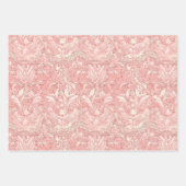 roze Frans Parisiaans design Inpakpapier Vel (Voorkant)