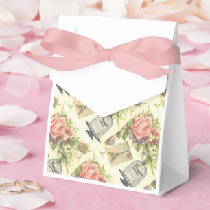 Roze Frans Thema  Paris Party Favor Boxes Bedankdoosjes