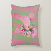 Roze Franse poel Accent Kussen (Voorkant(Verticaal))