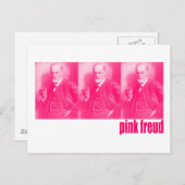 Roze Freud Briefkaart (Voorkant / Achterkant)