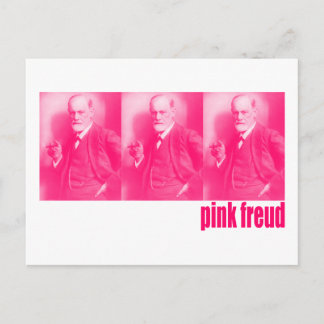 Roze Freud Briefkaart