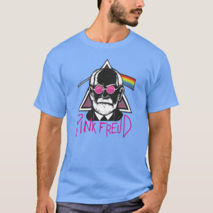 Roze Freud Donkere kant van je mama Joke Funny T-shirt