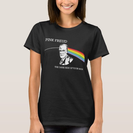 Roze Freud grappig shirt (Voorkant)