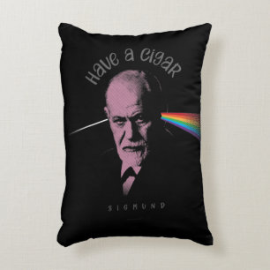 Roze Freud (Heb een sigaar) Accent Kussen