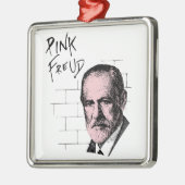 Roze Freud Sigmund Freud Metalen Ornament (Links)