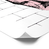 Roze Freud Sigmund Freud Poster (Hoek)