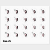 Roze Freud Sigmund Freud Ronde Sticker (Vel)