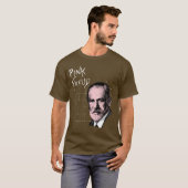 Roze Freud Sigmund Freud T-shirt (Voorkant volledig)