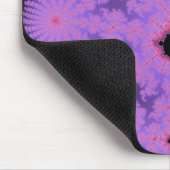 Roze Fronds Mousepad Muismat (Hoek)