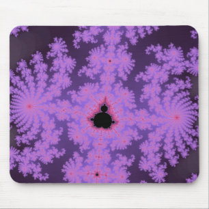 Roze Fronds Mousepad Muismat