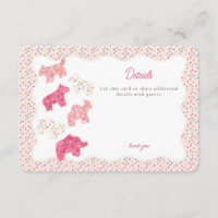 Roze Frosted Animal Cookies Details Invoegen