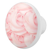 Roze frosting roos keramische knop (Rechts)