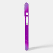 ROZE FUCHSIA PAARSE FRACTALE LICHTGOLVEN MONOGRAM Case-Mate iPhone CASE (Achterkant / Links)