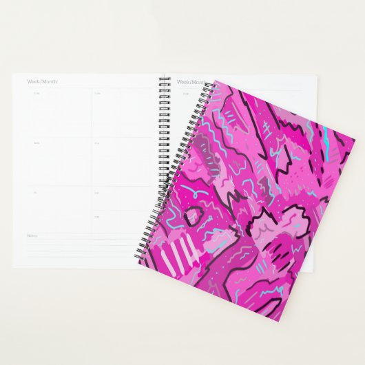 Roze! Fun met Abstracte kunst Planner (Display)