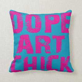 roze Funk Dope Art Chick Pillow Kussen