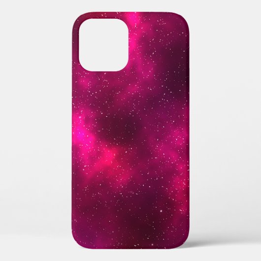 Roze Galaxy Nebula Hoesje-Mate iPhone Case (Achterkant)