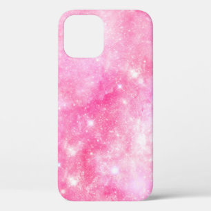 Roze Galaxy Universe iPhone 12 Hoesje