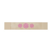 Roze gamer Belly Bands D20-dijs Uitnodigingen Wikkel (Vlak)