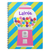 Roze gammaautomaat - Aangepaste laptop Notitieboek (Voorkant)