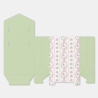 Roze Gans Baby Shower Favor Doos | Tent Stijl Bedankdoosjes