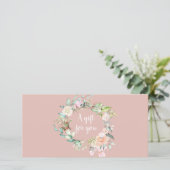 Roze Garland Roze Zakelijk Giftcertificaat (Staand voorkant)