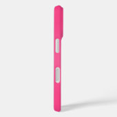  roze gearceerd, jouw naam en initiaal Case-Mate iPhone case (Achterkant / Rechts)