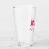 Roze geballet Pointe Shoes Tutu Ballerina Dance Glas (Rechts)