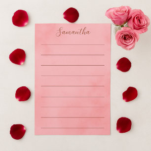 roze gebitserij briefpapier