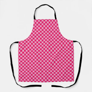 Roze Gecontroleerd Apron Schort