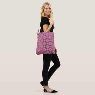 Roze gecontroleerd draagtas