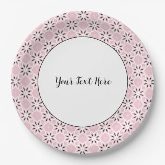 Roze Gedaanteverwisseling Design Papieren Bordje