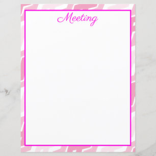 Roze Gedesigneerd Vellen Papier