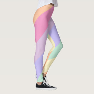 Roze Geel Blauw Groen Paarse Vrouwen Kleurrijk Leggings