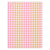 Roze & geel geruite patroon tafelkleed (Voorkant)