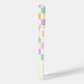 Roze geel paarse blauw dambord Case-Mate iPhone case (Achterkant / Rechts)