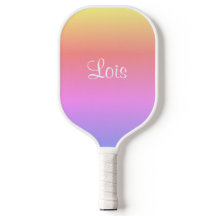 Roze Geel Paarse Kleurrijke Pickleball Paddle