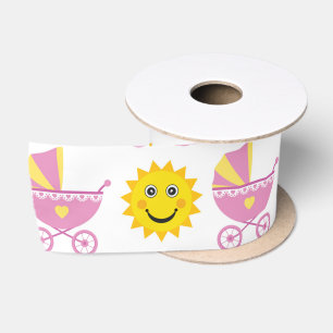 ROZE GEEL WIT ZONNEN & BABY KOETSEN LINT