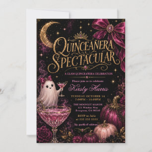 Roze Geest Quinceanera Spectaculair Kaart