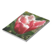 Roze Gefranjerde Tulp Notitieblok (Gedraaid)