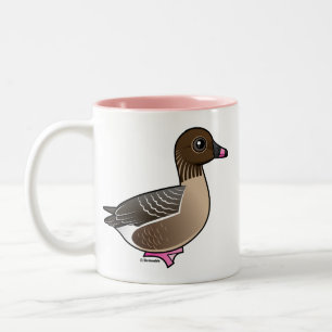 Roze gegoten gans tweekleurige koffiemok