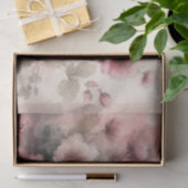 Roze  geïnspireerd bloemweefselpapier tissuepapier (Geschenk)